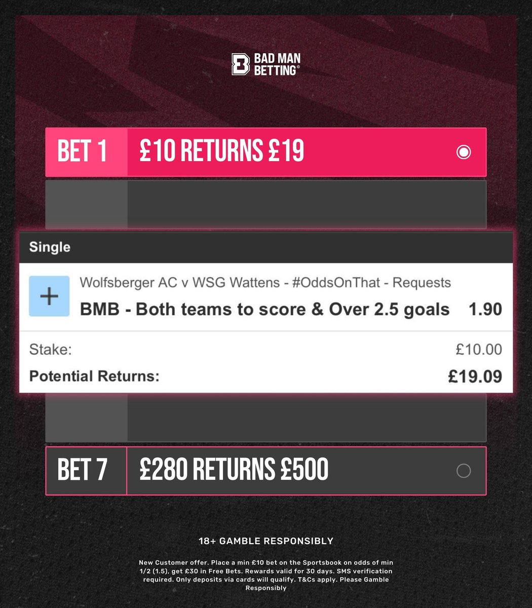 Bad Man’s Football Tips ⚽️ tweet media