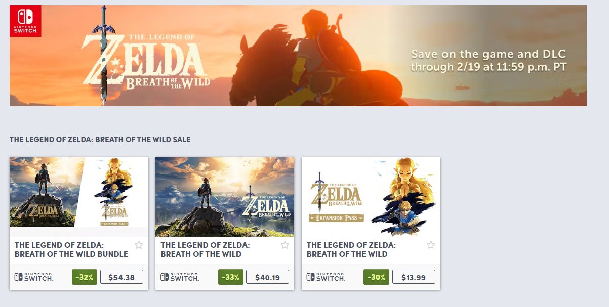 Breath of 2024 the wild sale