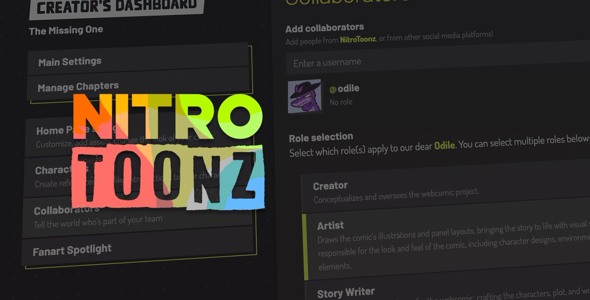 Heyoo!
Since I am doing website development, I decided I'll be working on a webcomic hub for anthro stuff!
For furry comic lovers &amp; creators! You can follow me on this dev journey at <a href="/NitroToonz/">NitroToonz</a> 🦊🎨
Let your pals know!
#Anthro #Comics #FurryComics #Webcomics