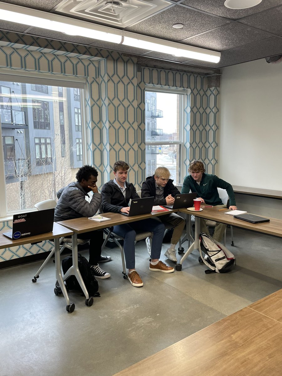 CF_CAPSComm's tweet photo. Busy week for associates. Main Street walk to work on handshakes and pitches, client projects assigned, mock discovery meetings, and we even had time for an Oral Comm training. #learning #growing #projecttime #bizSolutionsAM https://t.co/LH4DwqUxoY