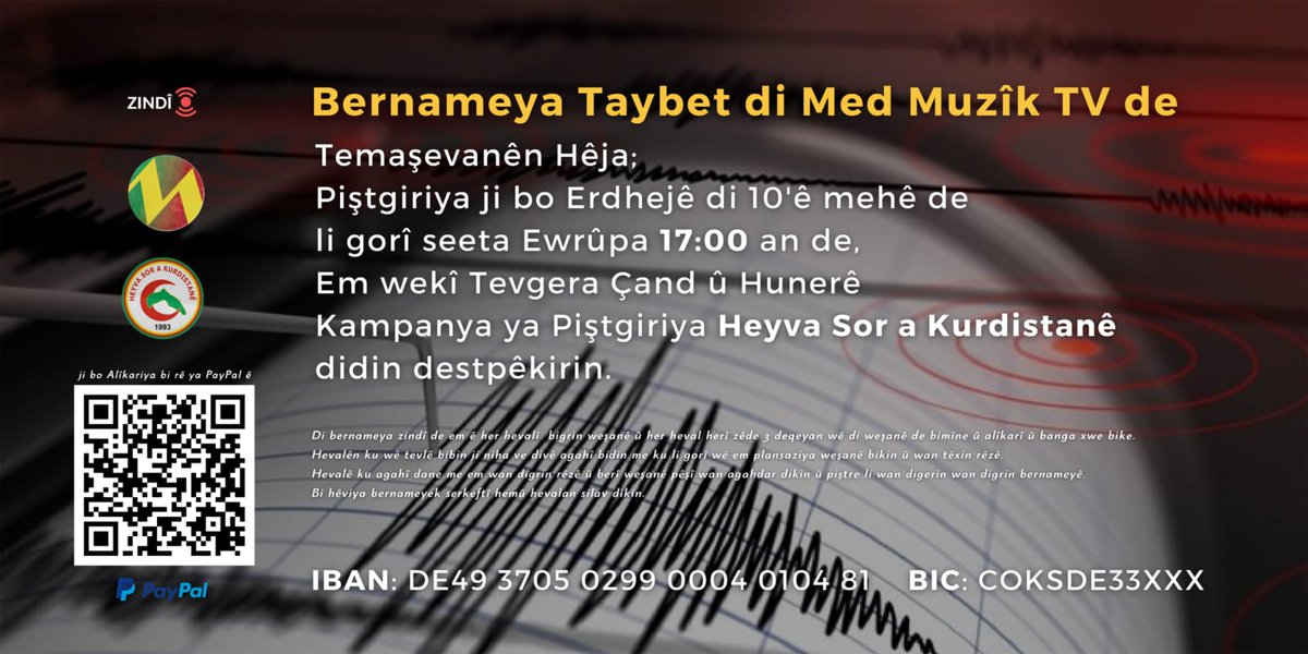 AgiriBengi's tweet photo. #Erdhej Roj Roja lê xwedî derketina li Mexd��rên erdheja bakurê û Rojavayê kurdistanê ... https://t.co/8IdtnIxzmx
