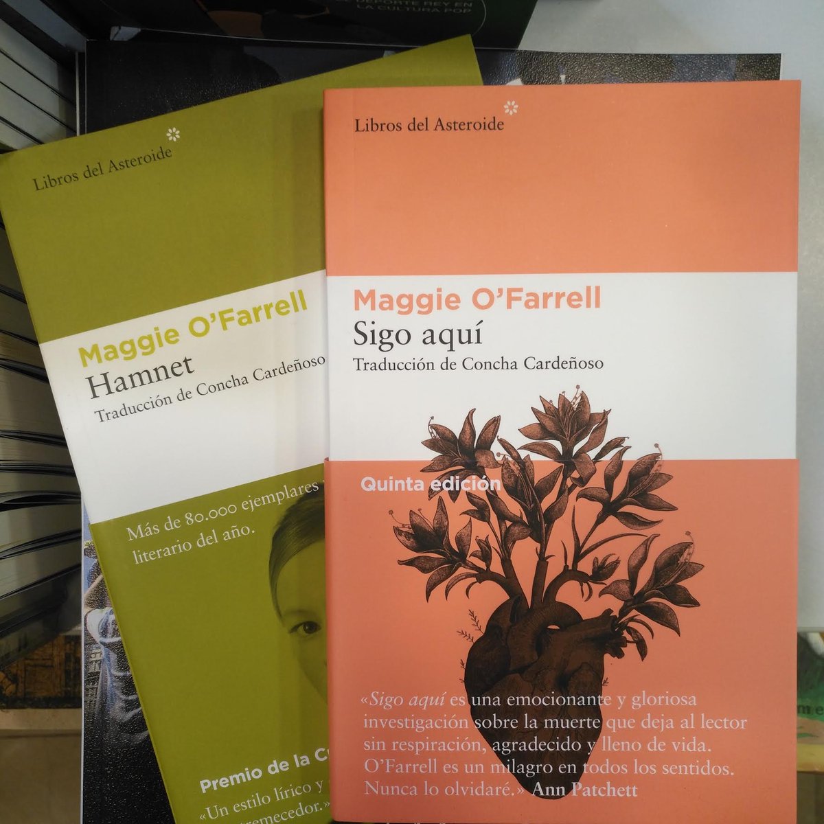 libreriapraga's tweet photo. Maggie O'Farrell vuelve en marzo con nueva novela (una ficción sobre una Médici) así que mientras esperamos impacientemente podemos disfrutar de sus otras novelas.
Y os recordamos que los libros nuevos podéis encontrarlos en https://t.co/FVMtYfuOtw
#Granada
#librería
#OFarrell https://t.co/wreEvYk9bN