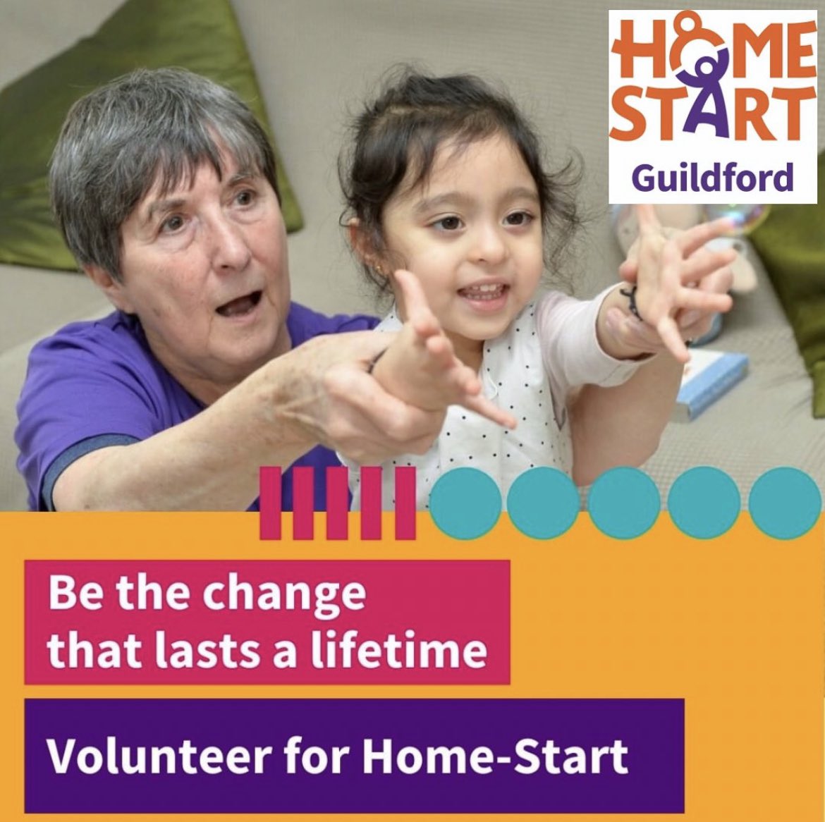 Spring volunteer preparation course starts 15th March in Guildford💜 
Details &amp; an application pack available. hsguildford.org.uk
T: 01483 511181
E: office@hsguildford.org.uk
#becausechildhoodcantwait #homestart #volunteers #volunteersmakeadifference  #supportforfamilies