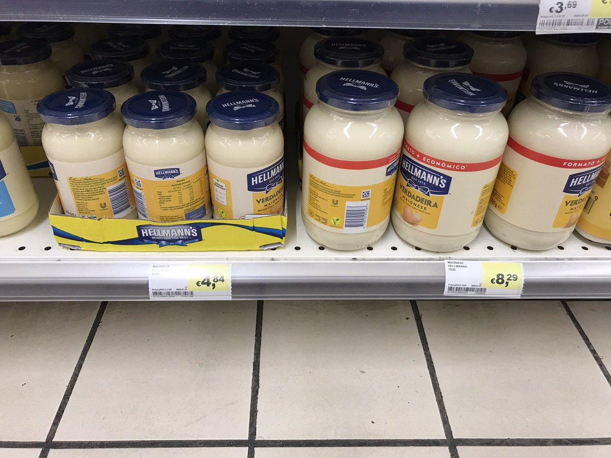 seabearhug's tweet photo. There must be someone with either numerical dyslexia or just having a laugh. Either way my days of Hellmann’s and Heinz maybe coming to an end! #brexitbollocks https://t.co/zyggYKrkPg