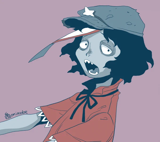 #深夜の真剣お絵描き60分一本勝負 芳香 