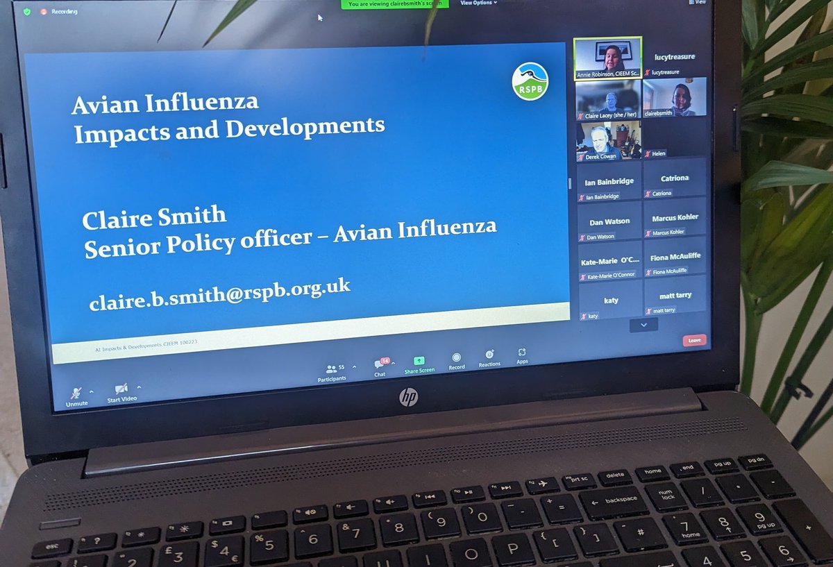 Interesting yet concerning <a href="/CIEEMnet/">CIEEM</a> webinar this afternoon on the impacts and developments of avian influenza - far more species affected than I was aware of <a href="/Natures_Voice/">RSPB</a>
