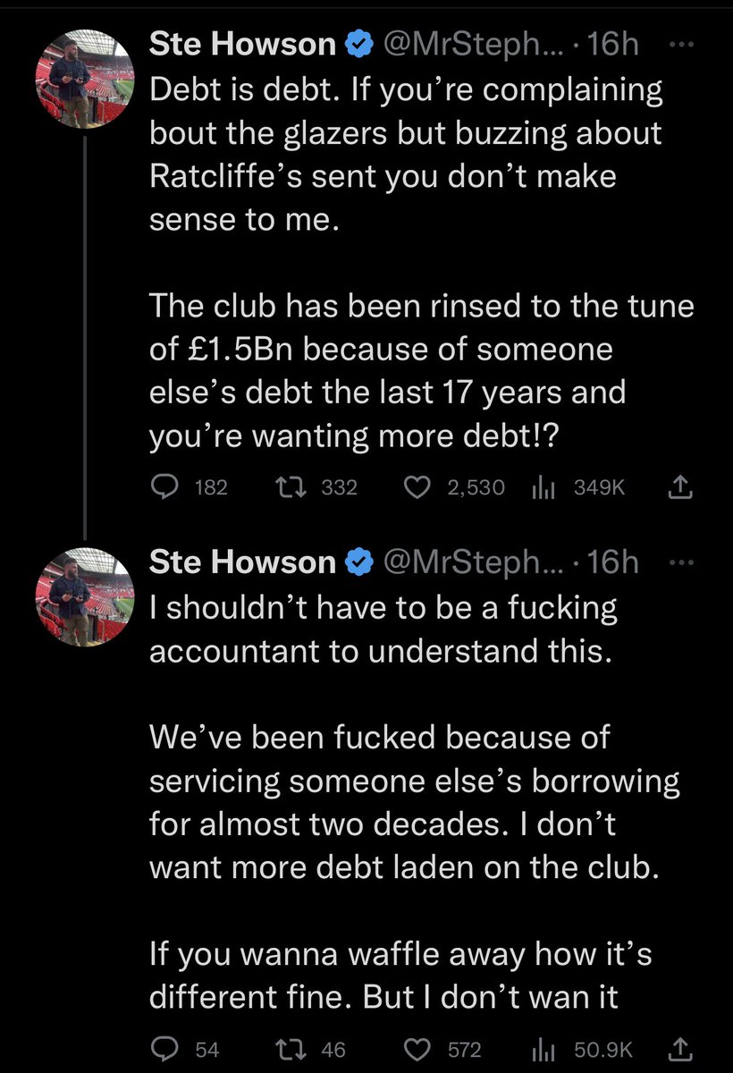 JohnGubba's tweet photo. You can block me for calling out your uninformed waffle. But you can’t hide ⬇️⬇️⬇️ #GlazersOut https://t.co/1U6REMprF8