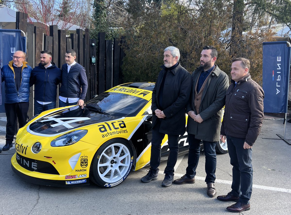 Presentado hoy en Renault España su nueva arma para conquistar la <a href="/CERA_Recalvi/">Campeonato de España de Rallyes de Asfalto</a> 2023. Impresionante el aspecto del nuevo #Alpine A110 <a href="/fia/">FIA</a> R-GT del <a href="/GrupoRecalvi/">Grupo Recalvi</a> team, recordando los extintos Tour de Corse. Jorge Cagliao y Javier Martínez serán los encargados de guiarlo.Suerte🔥!