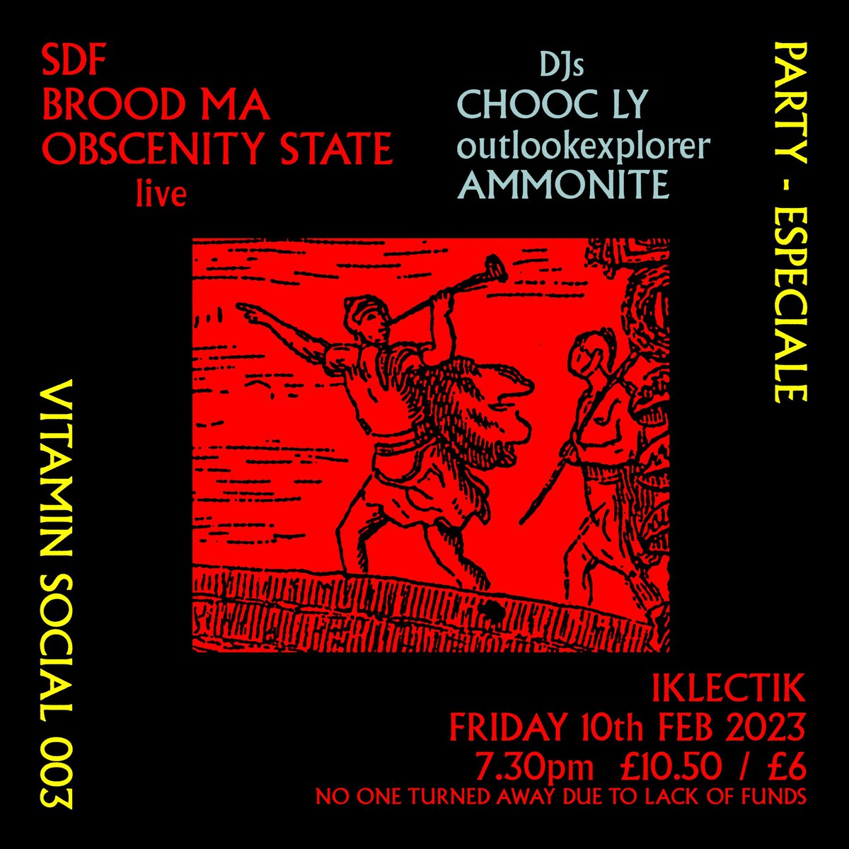 🎈 Tonight 🎈

<a href="/SDFcollective/">SDF</a> launch party especiale.

Start the weekend right.

<a href="/iklectikartlab/">IKLECTIK</a>
7.30pm

🎫 iklectikartlab.com/sdf-brood-ma-o…