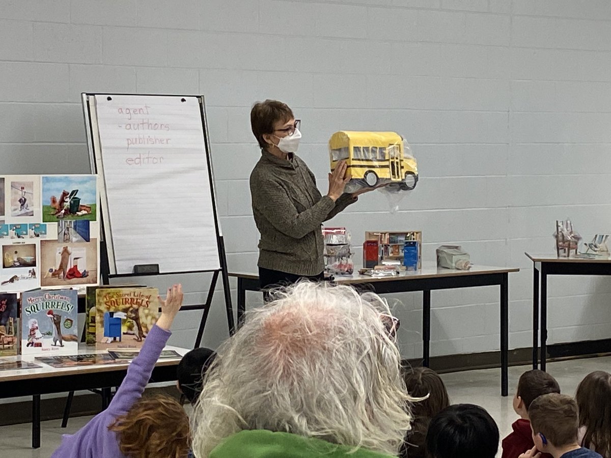 VenessaEwing4's tweet photo. Author visit today Secret Life of Squirrels, students were so engaged and asking great questions @giles_school https://t.co/L281WD39OY