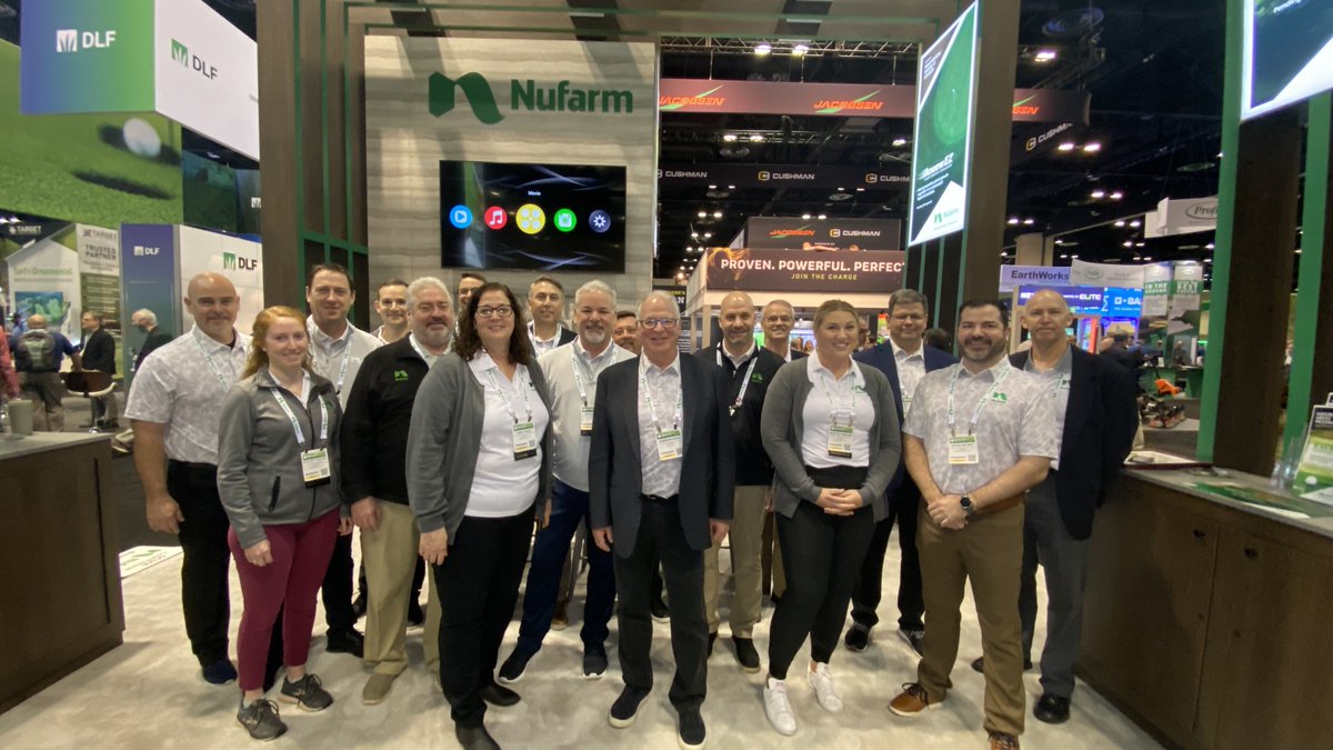 NufarmUSTurf's tweet photo. Wonderful connecting w/you at @GCSAA 's @GCSAAConference ! Thanks to all our superintendents, assistant superintendents including our EXCEL Leadership classes, industry partners, the GCSAA staff and leadership team and our team for making it a great show.
https://t.co/k294vcOozp https://t.co/D0pufrigrN