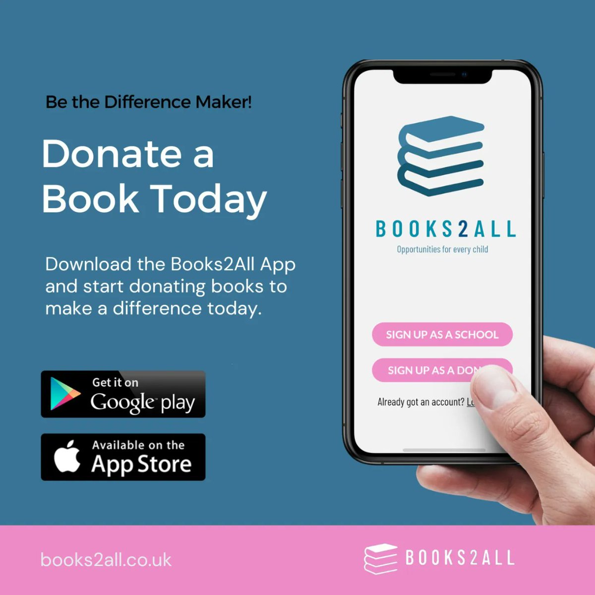 Books2All's tweet image. If we can’t imagine Harry Potter without magic, then why do we think we can  imagine school without books or library?

#BetterNotImagined #DonateABook
#Books2All #HarryPotterWithoutMagic #SchoolsWithoutBooks