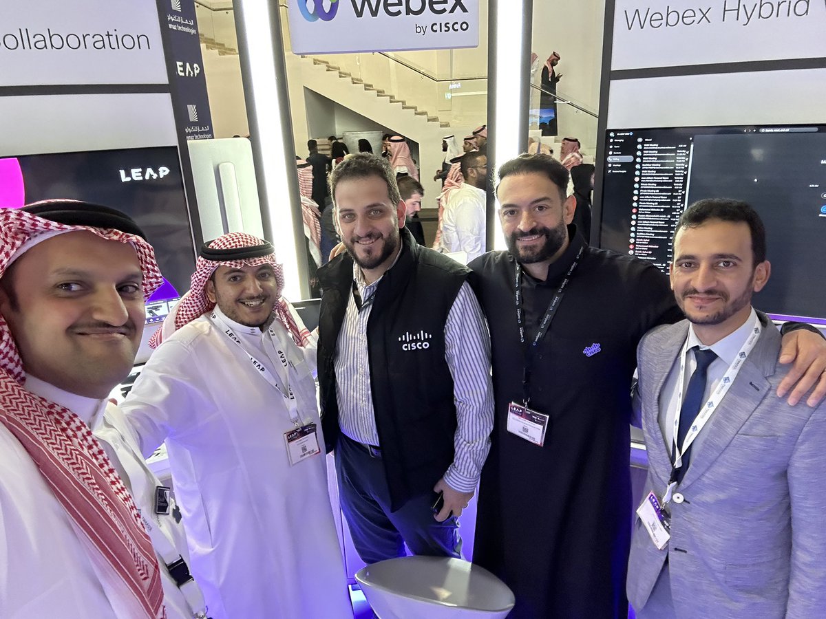 Amr_Nasher's tweet image. #LEAP23 was a great event to meet all our customers and partners and its always nice to work with #CiscoCollaboration team and @CiscoSaudia in such great time .. 

Thanks for everyone who visited us and hopefully to see you soon. 

#CiscoLeap
#CiscoChampion