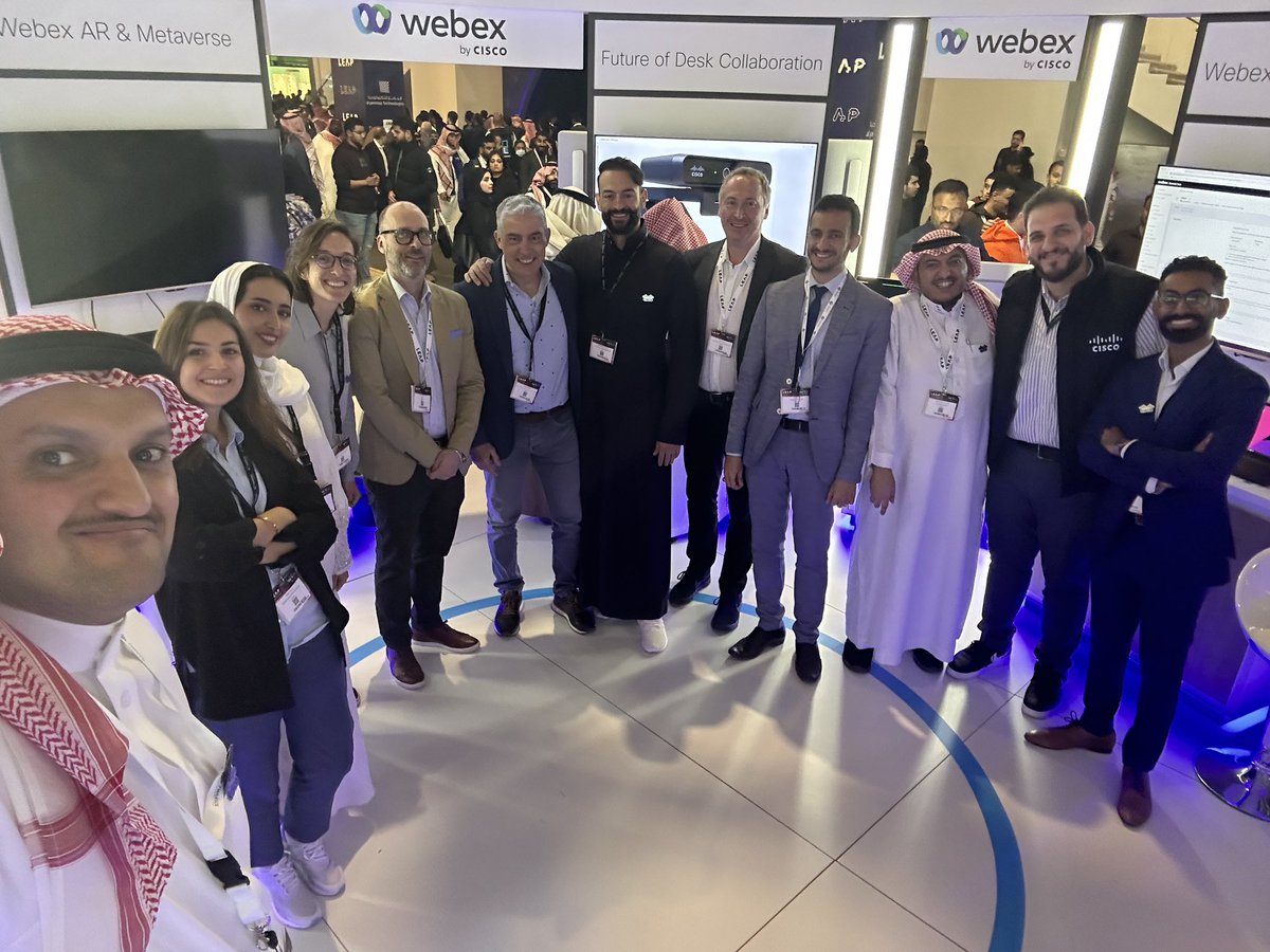 Amr_Nasher's tweet image. #LEAP23 was a great event to meet all our customers and partners and its always nice to work with #CiscoCollaboration team and @CiscoSaudia in such great time .. 

Thanks for everyone who visited us and hopefully to see you soon. 

#CiscoLeap
#CiscoChampion