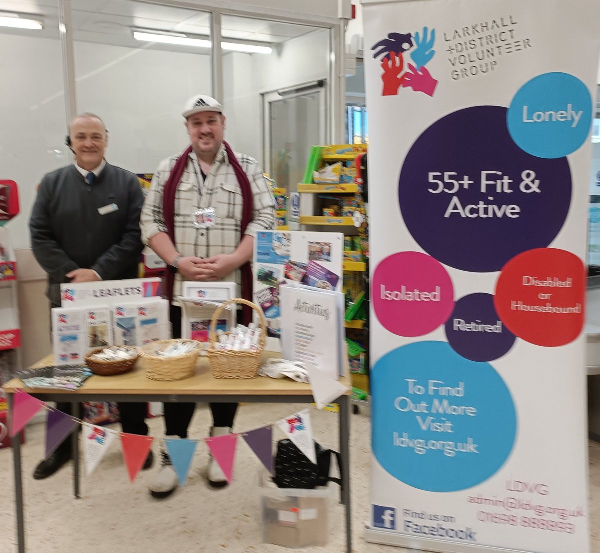 JackieBakerCoOp's tweet image. Thanks to John from @LarkhallVolGrp for joining us at @coopuk #larkhall to promote #membership and #localcauses #community #itswhatwedo @Rosie74041231 @Tom_MPM @rscullion89