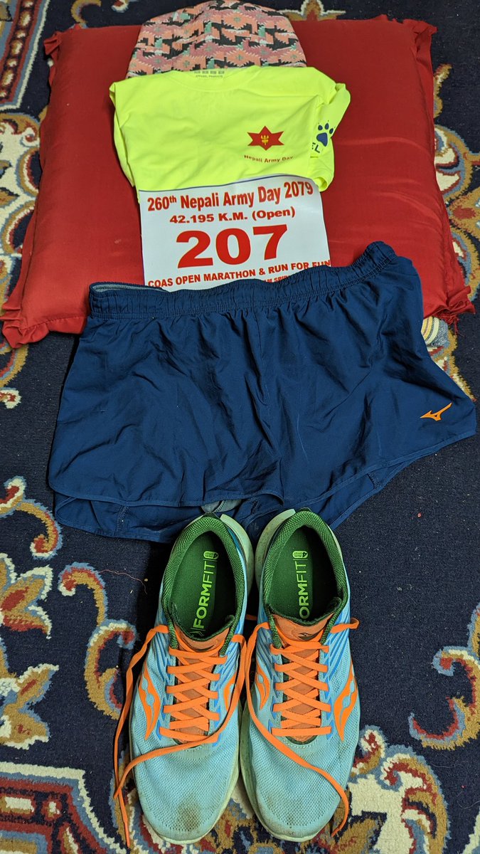 sahadevbenz's tweet photo. ~Marathon Day~
Let's do this ๐ ...
6th COAS (Chief of Army Staff) Marathon ...
Feb 11, 2023
#marathon #training #kvr88 #nepaliRunners #halkaRunners https://t.co/gPClf6sfXU