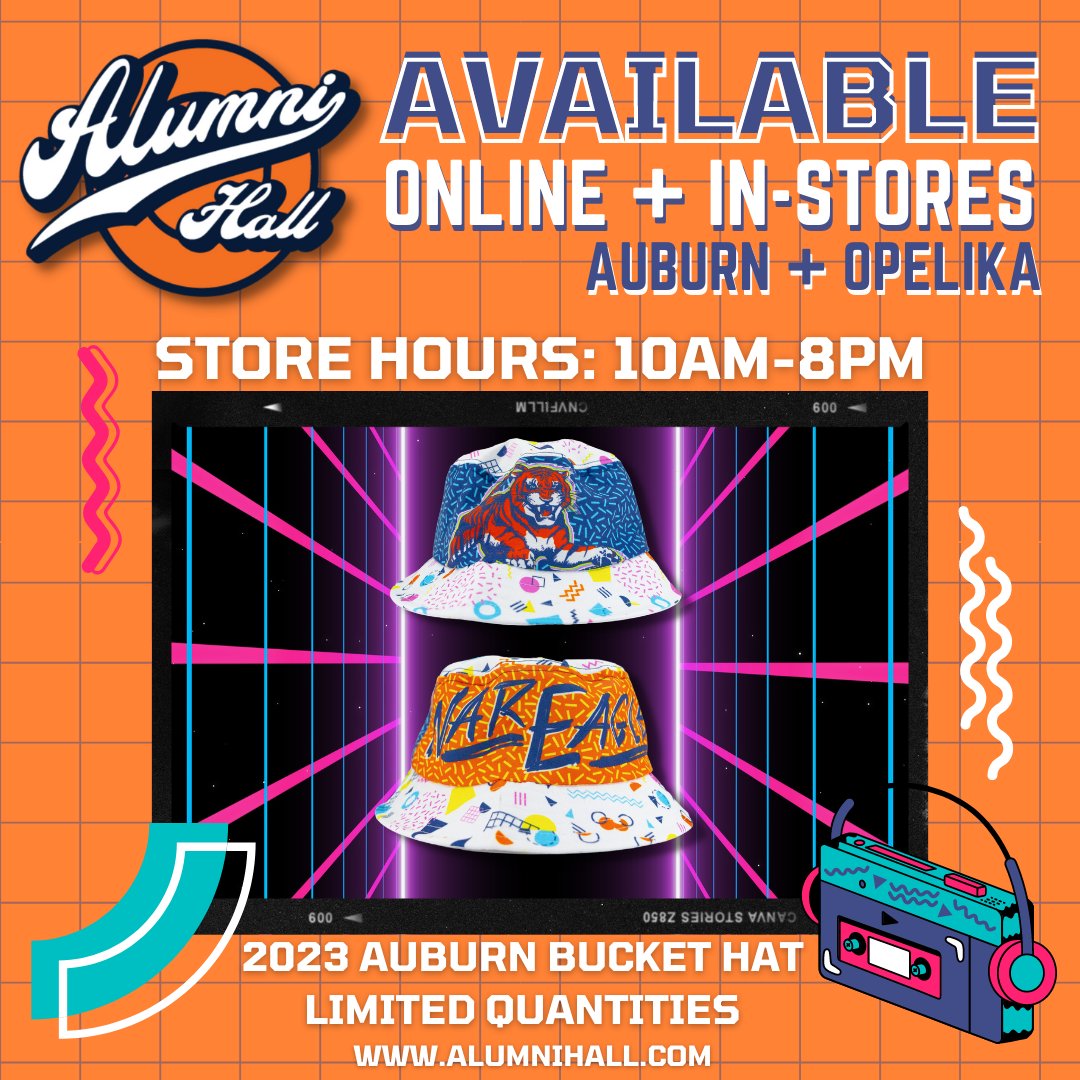 Alumni Hall Auburn on Twitter "The 2023 Auburn Bucket Hat is HERE