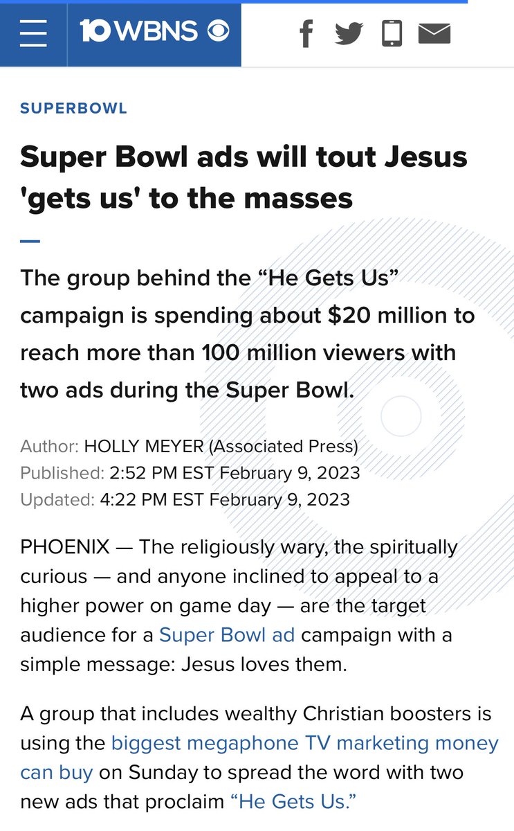 A group of Christians plans to market Jesus’ love during the SuperBowl. Will it work? Is the $20M well spent?
