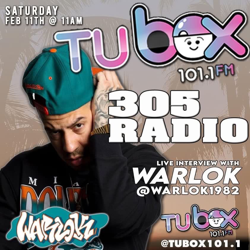 It’s going down Saturday Morning 11:00am on <a href="/tubox101/">Tubox FM 101.1</a> <a href="/Radio305/">305Radio</a>