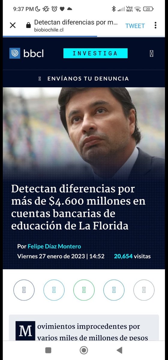 acancino84's tweet photo. Y sigue el show de Carter. Deberían aprovechar de preguntarle por las platas del municipio #ContigoCHV https://t.co/oN6x0Zf49S