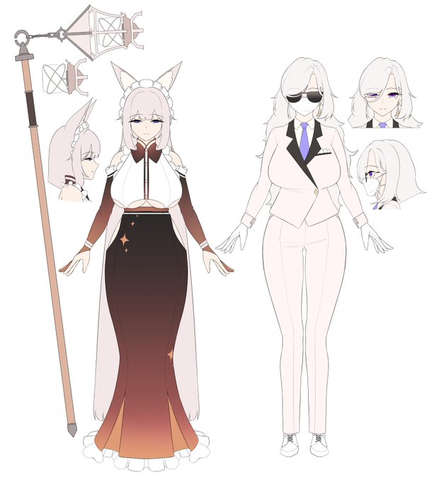 更新が長引いて
一応できた紹介ページの一部をクロップ…🥺
うちの子の二人です 