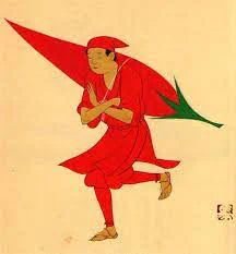 @shinmeitorii1 江戸時代に唐辛子売りが商品入れて抱えて移動していた唐辛子売りの張りぼてみたいでいい・・・！ 