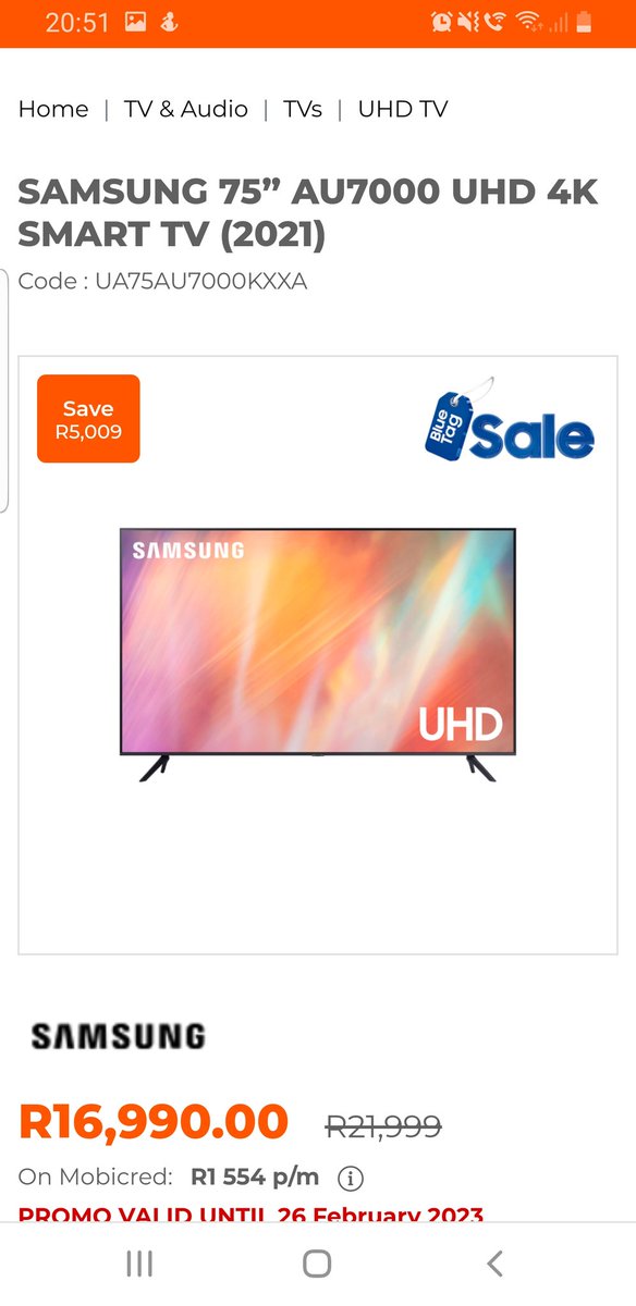 Yotisha4's tweet photo. @SamsungSA
@947 
#BlueTagSale https://t.co/nF6V6q2JSq