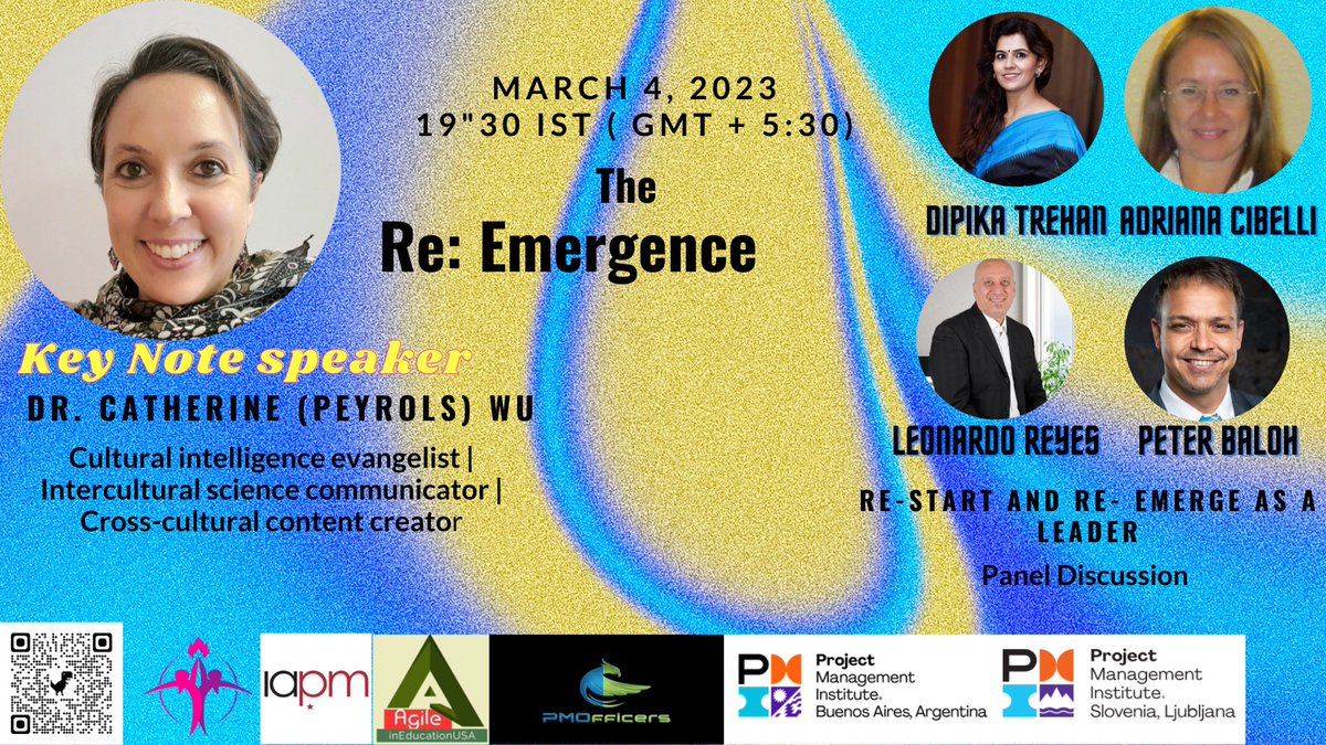 WomenPower_Up's tweet photo. We are back with our 4th annual conference on March 4, 2023.
The Re:Emergence ! Dont miss it !
Our Speakers:
Dr. Catherine Wu
Leonardo Reyes
Dipika Trehan
Adriana Cibelli,
Register here : https://t.co/SNVhomFEzm
#wepowerup #beinggoodenoughIsAmazing https://t.co/xvcqaSsTxH
