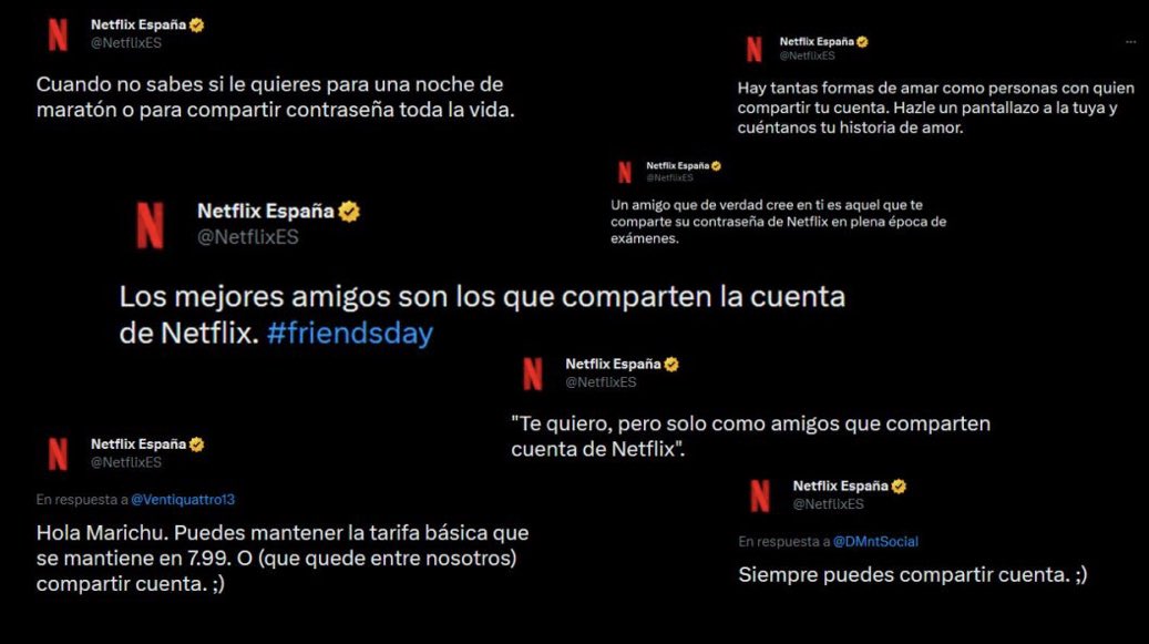 Lo de Netflix es una p0ta vergüenza. Os acordáis cuando ellos mismos te animaban a compartir la cuenta? Él lumbreras que está detrás de la estrategia financiera va ir al paro en 0,