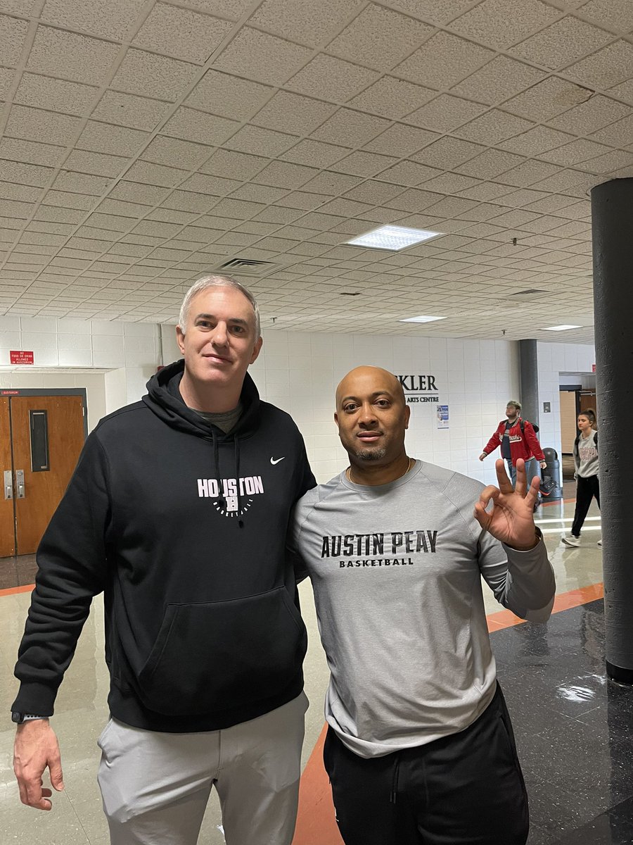 ECUCoachJH3's tweet photo. Thank you Coach Sabau & @hoops_mustang for the early hospitality to talk Hoops!!! #memphishoops https://t.co/OLNLZtldzY