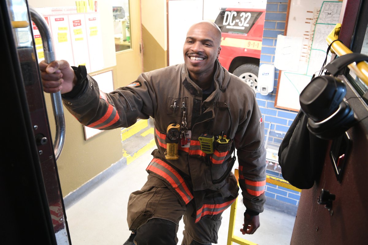This is Adam, a firefighter who has been serving with TFS for 5 years, currently at Station 332. 'It's an honour to show up to a call and see the relief on a patient's face when they realise they can trust me to understand what they are going...' #BlackHistoryMonth #Toronto