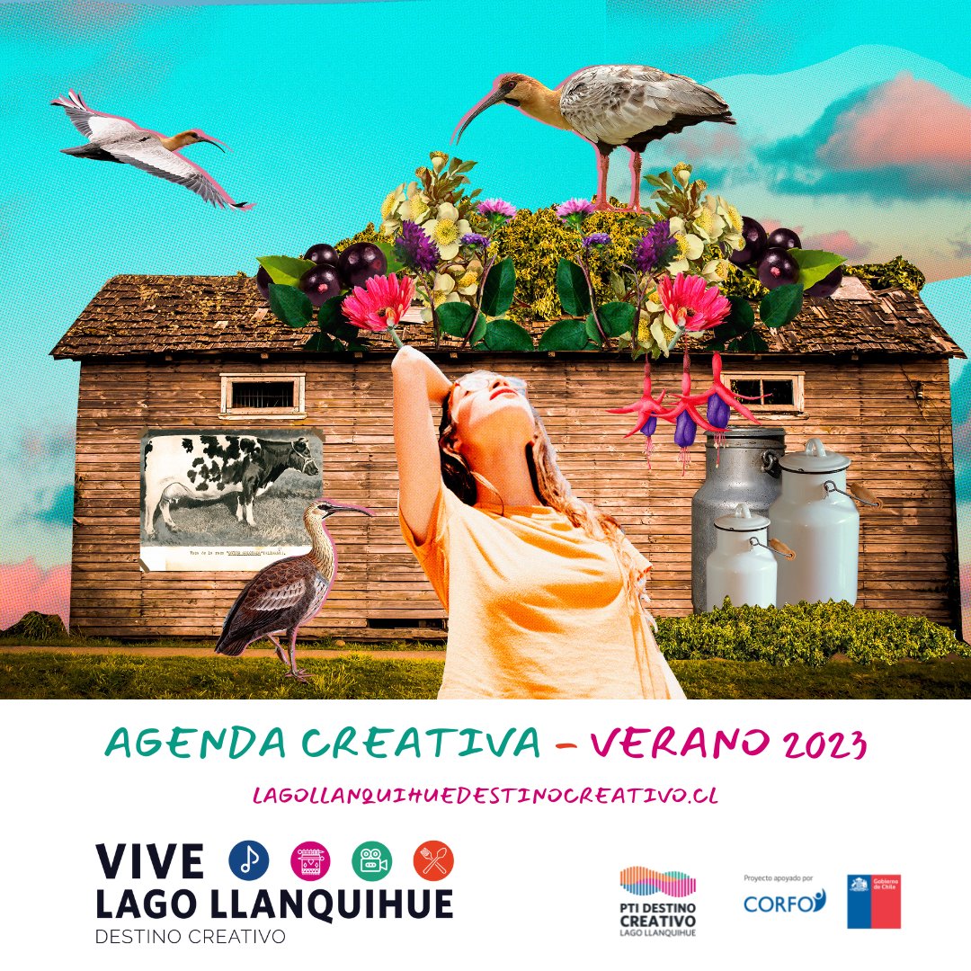 Dsfruta febrero Lago Llanquihue Destino Creativo noticiariosur.cl/agenda-creativ… gracias <a href="/NoticiarioSur/">Noticiario Sur</a> por aportar al desarrollo turístico que potencia a las industrias creativas en el sur: experiencias en música, artesanía, gastronomía y audiovisual @corfo <a href="/Llanquihuecrea1/">@LlanquihueCreativo</a> <a href="/gperezg/">Gabriel Pérez</a>