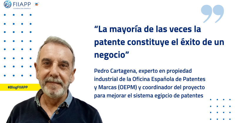 fiap_es's tweet photo. 💡 ¿Sabías que los sistemas de patentes sirven para fomentar la #Innovación y contribuir al #BienestarSocial? 

➡️ Lo cuenta el experto de la @OEPM_es y cooperante en Egipto 🇪🇬 con la #FIIAPP, Pedro Cartagena @Torresnillo. 

✍️🏾 ¡En el #BlogFIIAPP!