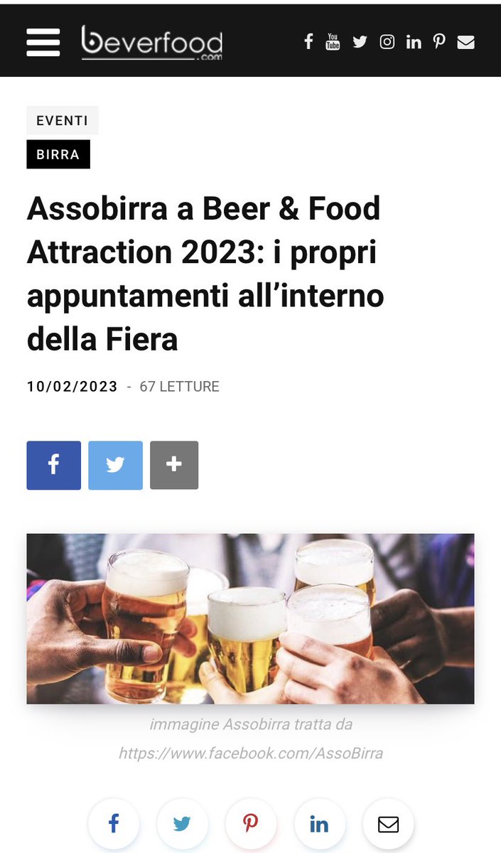 BRAMAsocial's tweet photo. Durante #BeerAndFoodAttraction (Rimini, 19 al 22 febbraio) @AssoBirra protagonista di diversi appuntamenti.

Martedì 21: Talk AssoBirra “Il comparto birrario italiano tra sfide attuali e opportunità future di crescita sostenibile”

Il Presidente di… https://t.co/429EAYx4JW