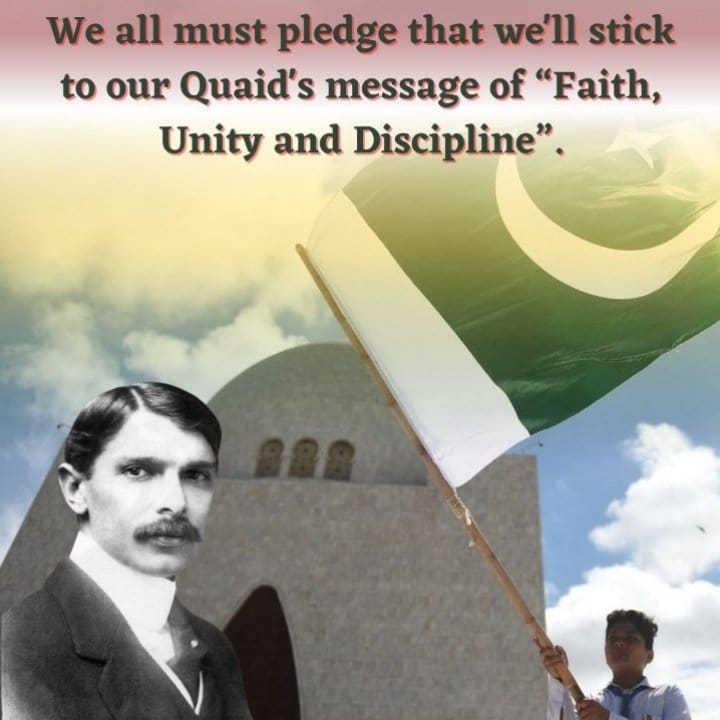 قائد اعظم محمد علی جناح نے پاکستان اکیلے نہیں بنایا تھا بلکہ ان کے پیچھے عوامی طاقت تھی اگر آج بھی ہمارے ملک کے عوام ایک پلیٹ فارم پر ایک لیڈر کے پیچھے اکٹھے کھڑے ہو جائیں تو پاکستان کی تقدیر بدل جائے گی اور پاکستان تیزی سے ترقی کرے گا
#UnityAndFaith