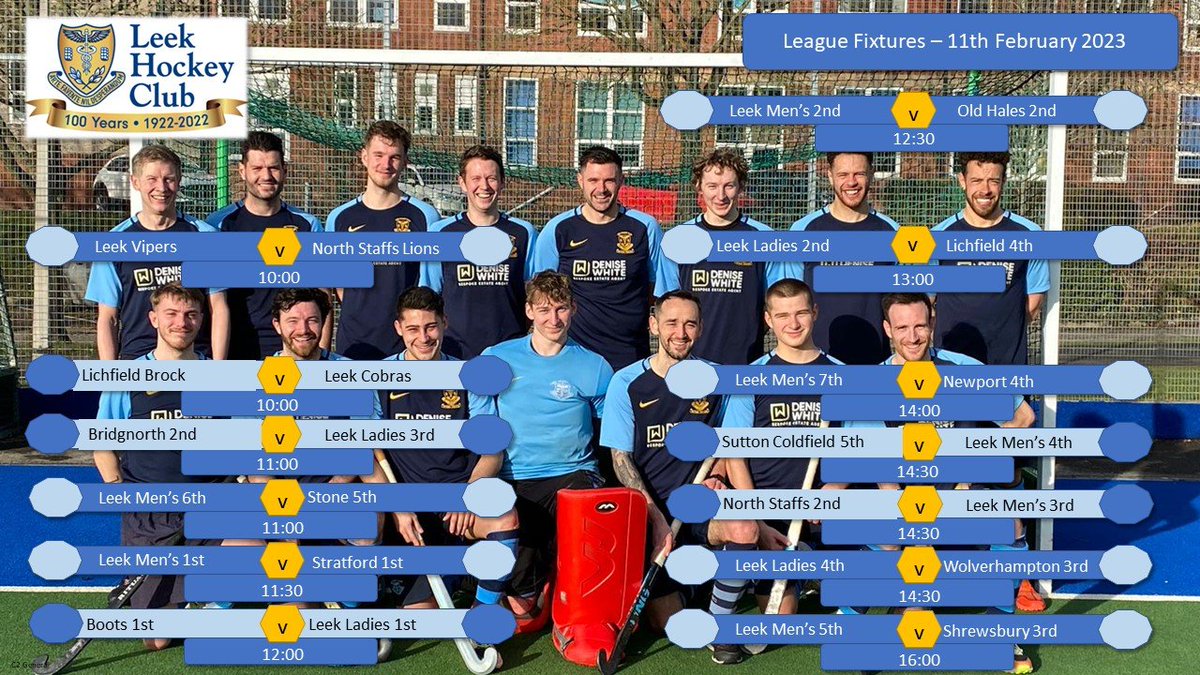 LeekHockeyClub's tweet photo. A look ahead to this weekends fixtures. π
#weareleek πͺ
#goalsgoalsgoalsβοΈ πππ
#cleansheeet βοΈπππ
@midlands_hockey @MRHARESULTS @MidsHockeyGoss https://t.co/wmv1cEfyc0