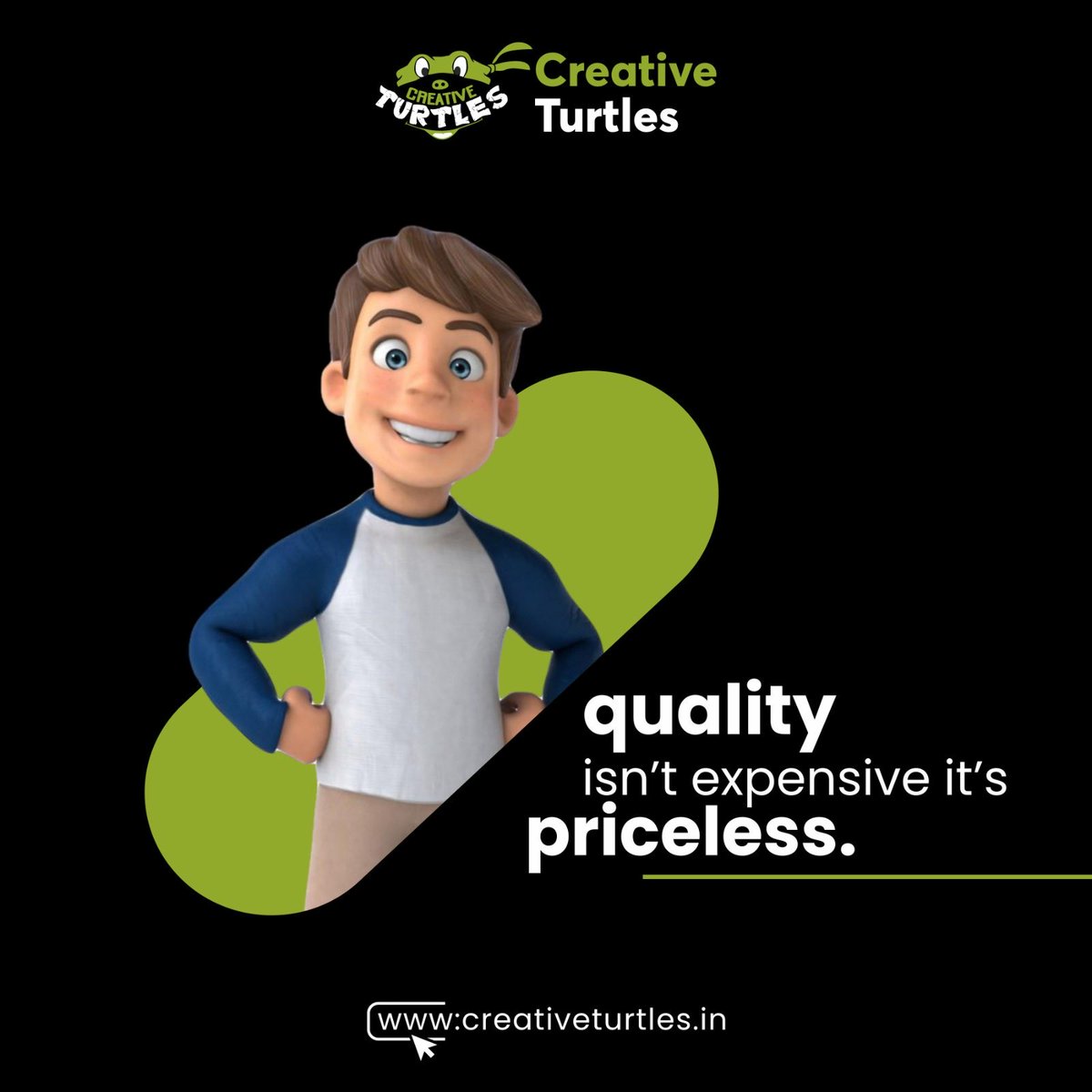 TurtlesCreative's tweet photo. we believe in QUALITY work.

#creativeturtles #workquality #graphicdesign #websitedesign #websitedevelopment #digitalmarketing #marketing #advertisement #advertising #quality #professionals https://t.co/foeUCJkSsP