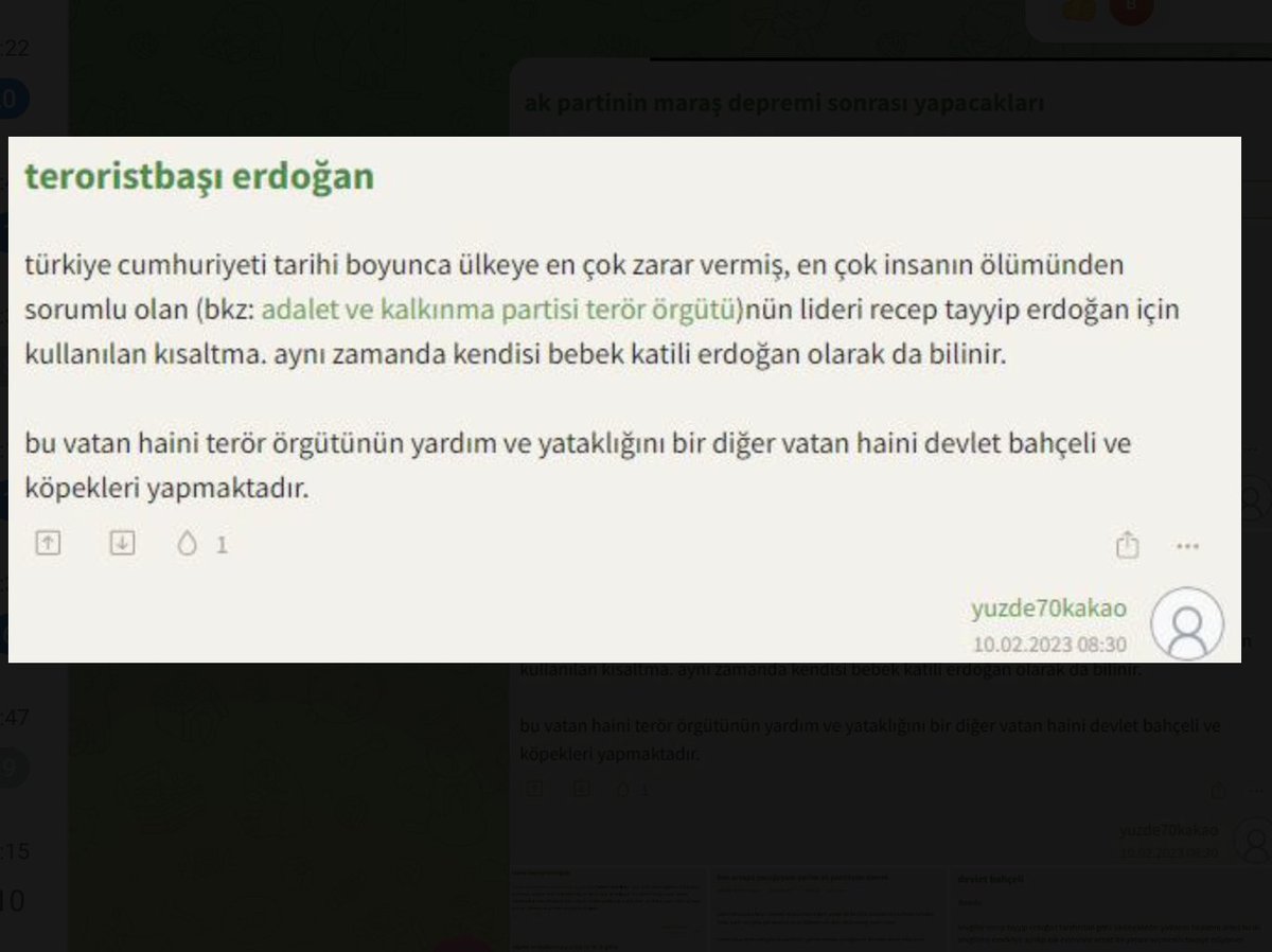 Abese_irca's tweet photo. Başak Purut bu yaptıklarının bedelini ödeyeceksin.
An itibari ile Ekşi Sözlük'ün durumu... @basakpurut 
@iletisim @TC_icisleri https://t.co/f2nAhAteCc
