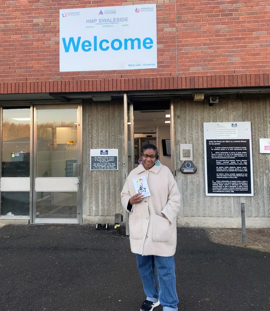 Literacy_Trust's tweet photo. Our criminal justice team held our fourth #ReadConnect workshop at HMP Swaleside. The incredible award-winning author @LawrencePatrice delivered a workshop based on writing stories to their children. They will give to their children a copy of "Rat" on their next visits! https://t.co/9fbQL5AQ9f