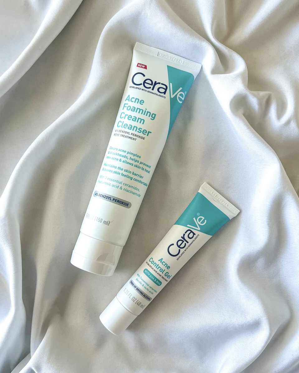 CeraVe on Twitter "CeraVe products for acneprone skin help promote a