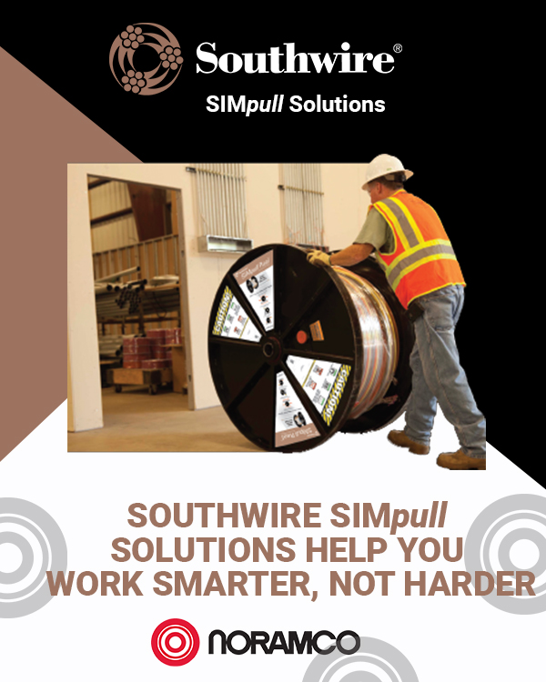 NoramcoCanada's tweet image. The SIMpull™ Reel revolutionizes the job site by allowing one person to safely* move a reel that weighs up to 6,000lbs., without the need of pallet jacks or other equipment.  Learn More conta.cc/3RY9Tgt
#Simpull #payoff #reels #southwire