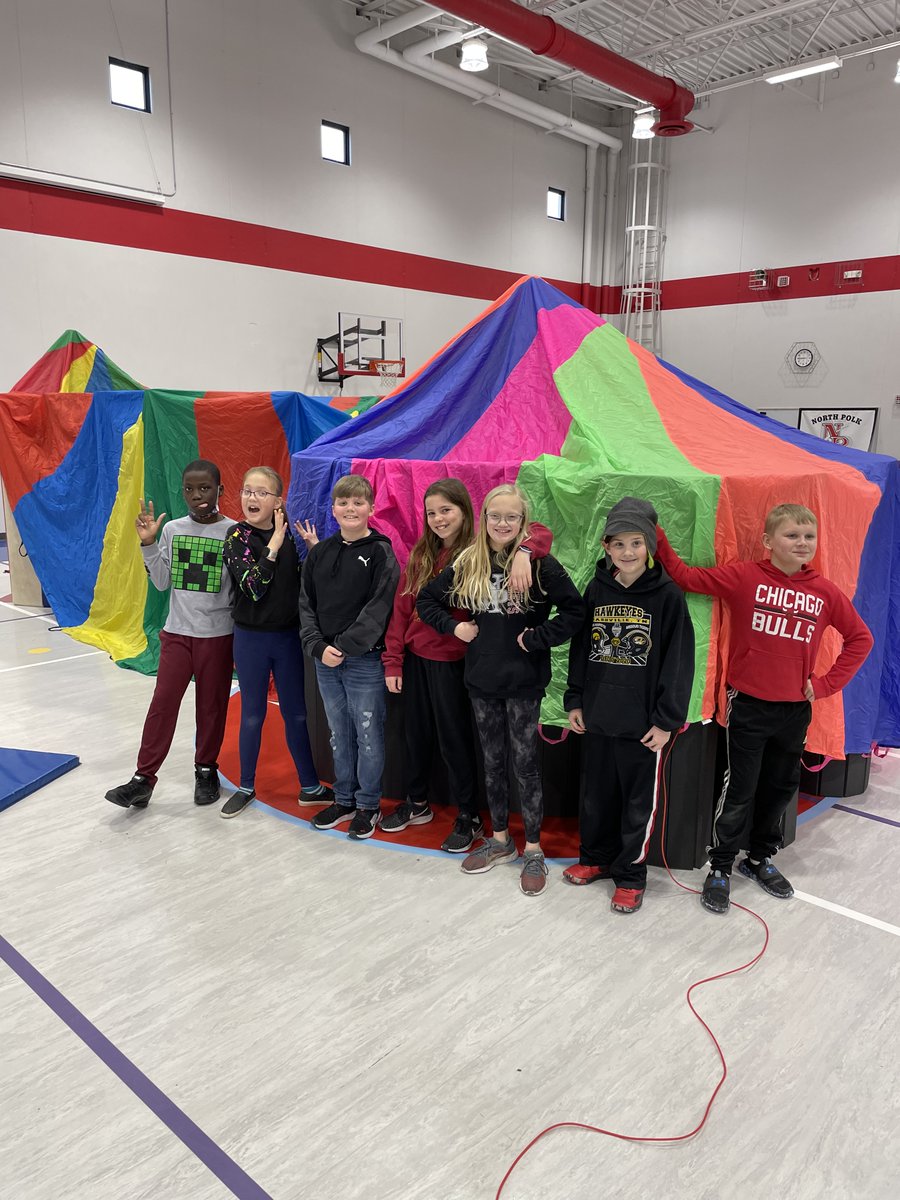 Mr. Coy's Outdoor Club made a survival shelter when they couldn't go outside. Way to go 4th graders! <a href="/NorthPolkCSD/">North Polk CSD</a>