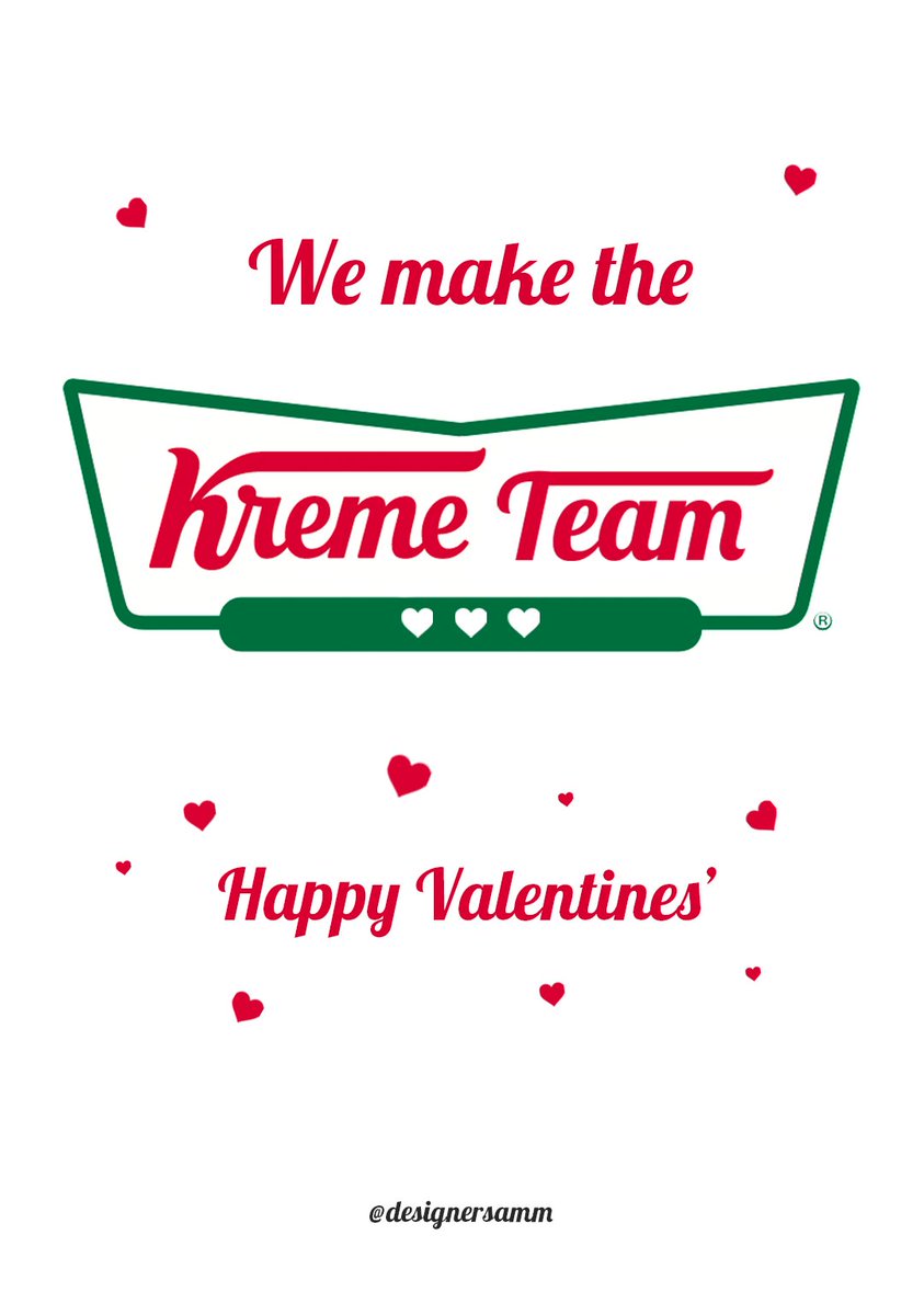 designersamm's tweet photo. @OneMinuteBriefs Show some love ❤️🍩 #KremeTeam #ValentinesDay @KrispyKremeUK #JoyUnboxed #creative #advertising #copywriting https://t.co/vR6uZsRMQR