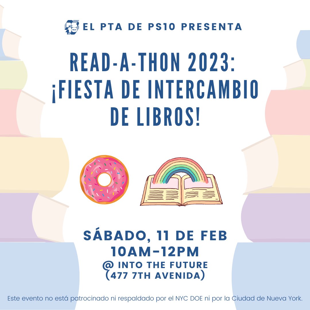 REMINDER: Swing by Into the Future @ 477 7th Avenue this Saturday, February 11th from 10am-12pm for a Book Swap! Bring your books for grades K-5 (no adult titles, please) to drop off & swap for some new titles! It should be a fun morning with donuts, photo booth, & more📚