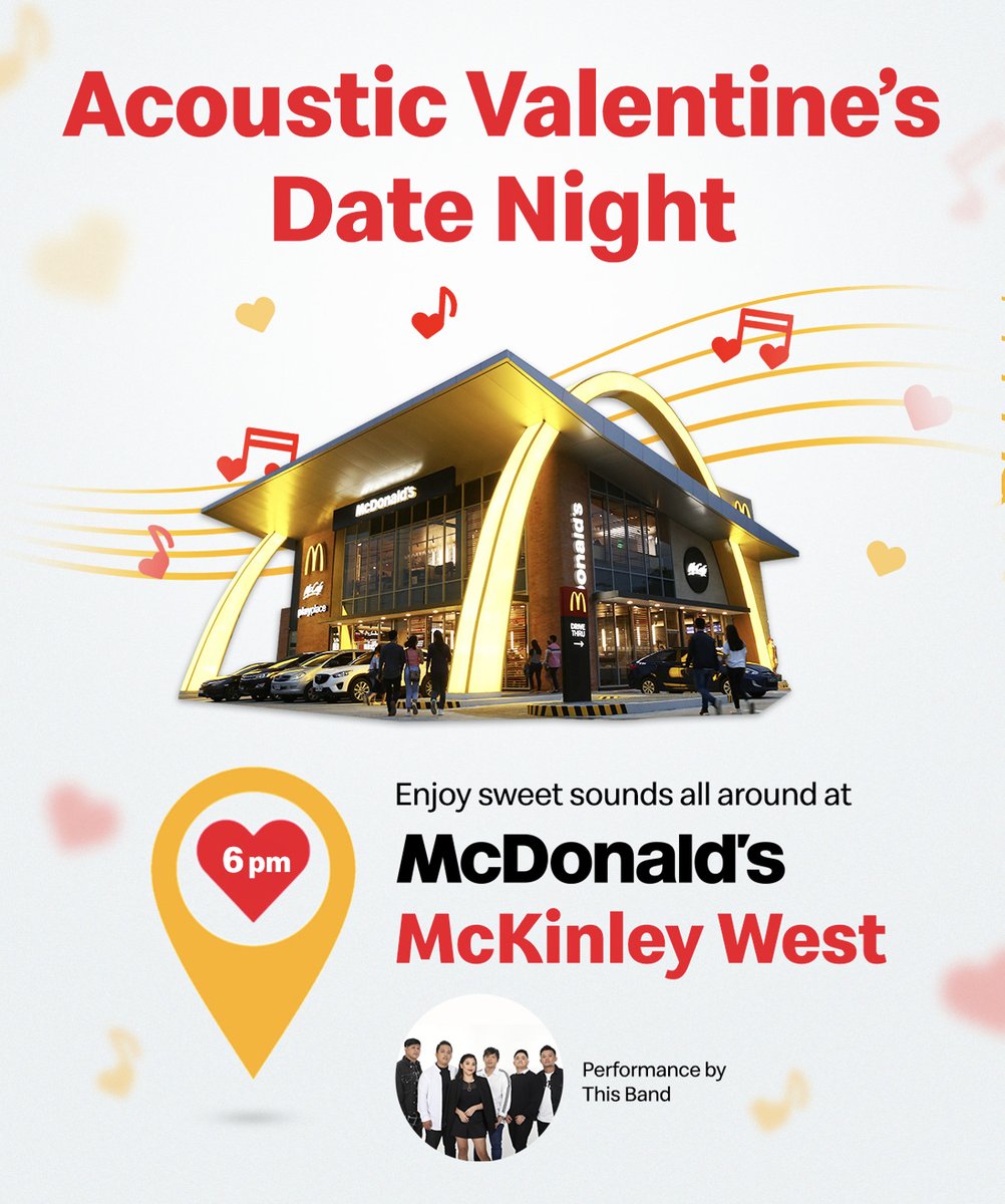 McDo Philippines on Twitter and share a happy evening of music