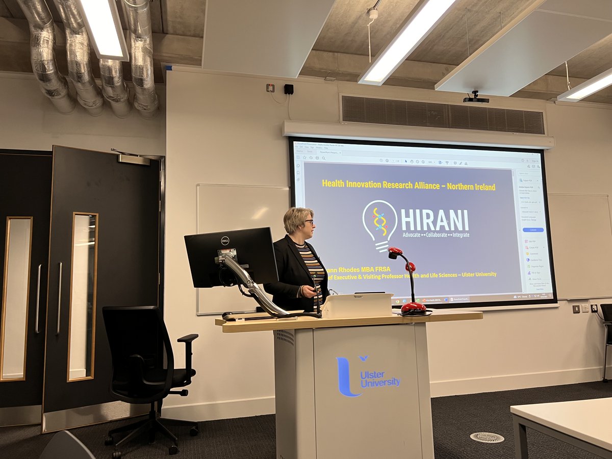 luigi_darco's tweet photo. Meaningful and impactful keynote by Joann Rhodes from the Health Innovation Research Alliance, Northern Ireland, at the AIRC @UlsterUniAi “AI in Health workshop” @UlsterUni, #AI #Health https://t.co/jPQkcQNDE6