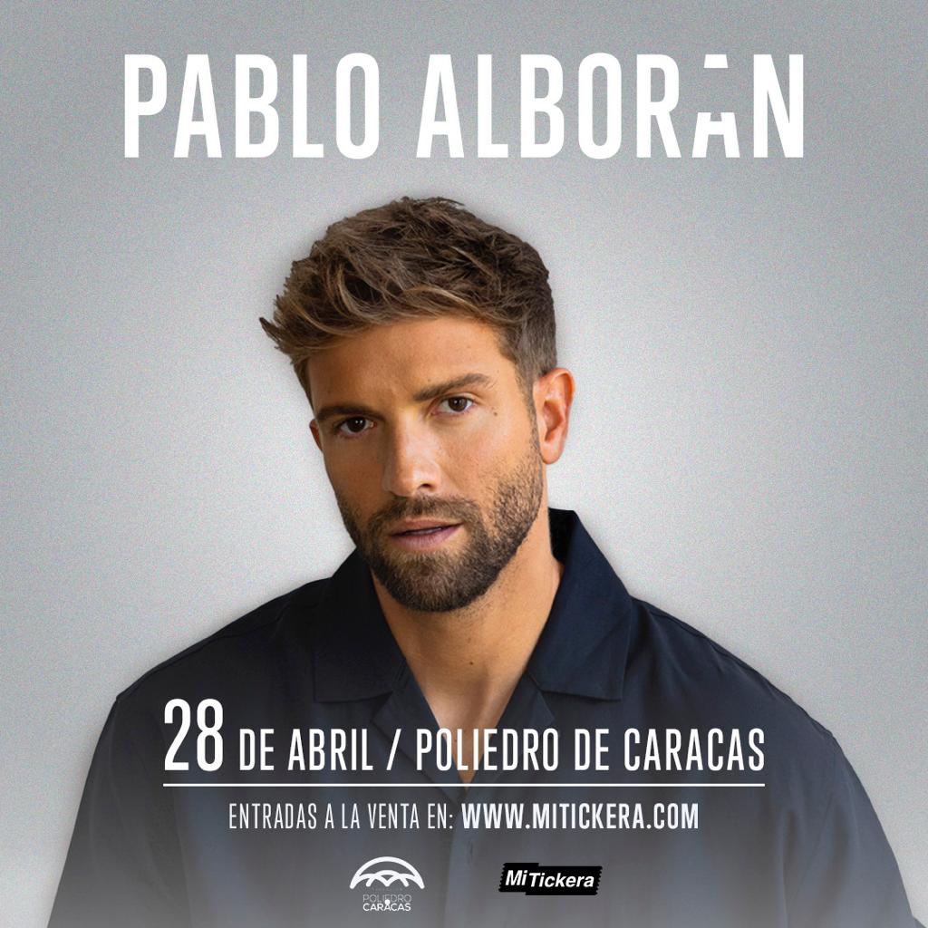 pabloalboran's tweet photo. Familia en Caracas, os veo el próximo 28 de Abril en el Poliedro de Caracas 🎶 Entradas ya disponibles en https://t.co/h1mrna01h9 https://t.co/9KUjmpNw3H
