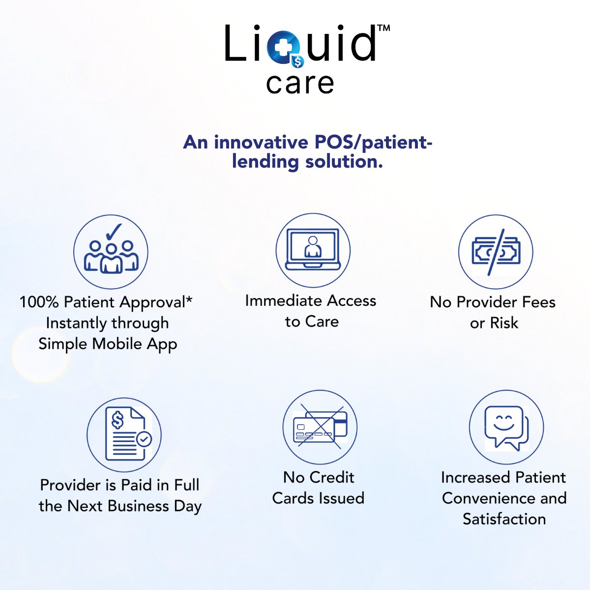 liquid_care's tweet image. Say goodbye to financial stress and hello to peace of mind with our patient financing solution. Get the medical treatment you need today and pay over time with affordable options. #PatientFinancing #StressFree #AffordableHealthcare #patientlending