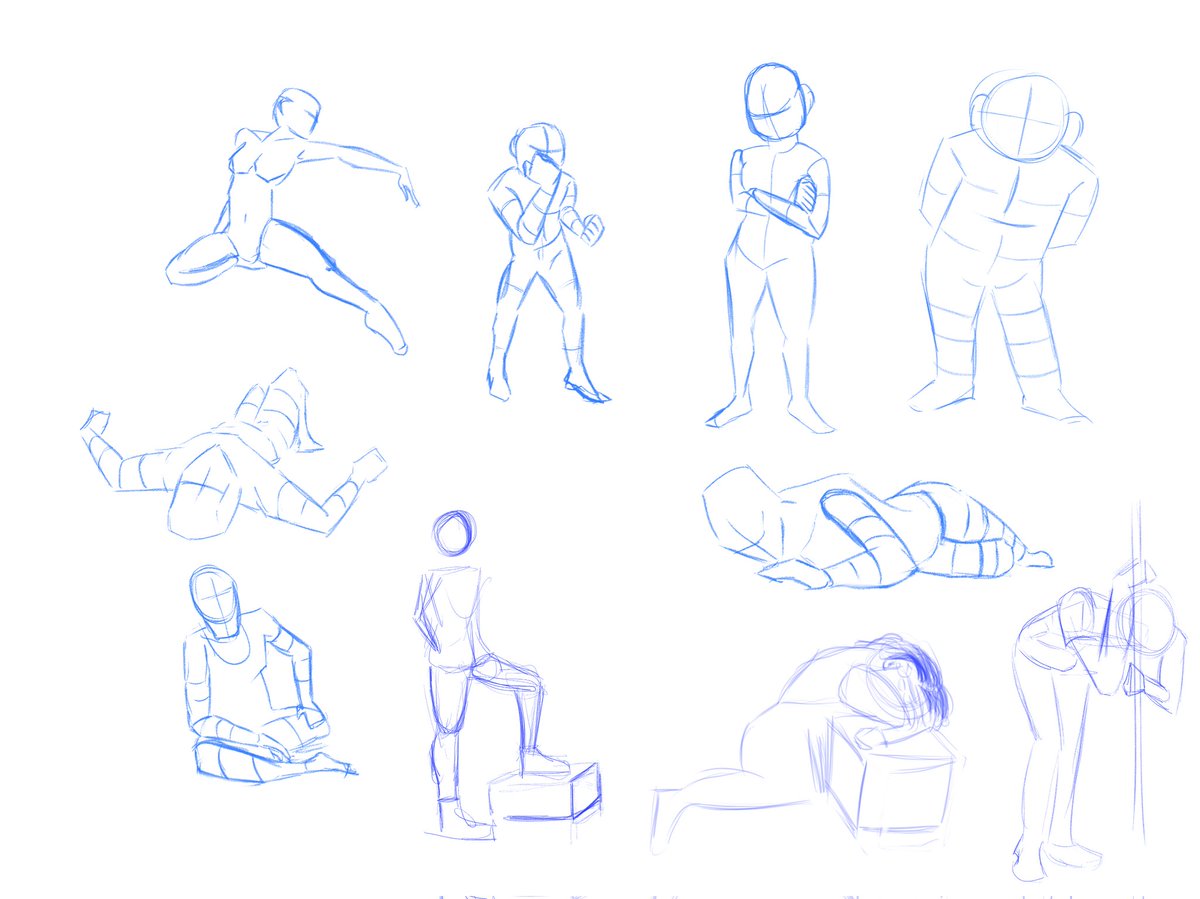 JacobParleeArts's tweet photo. Poses and body shapes https://t.co/O9yYl6SXNa