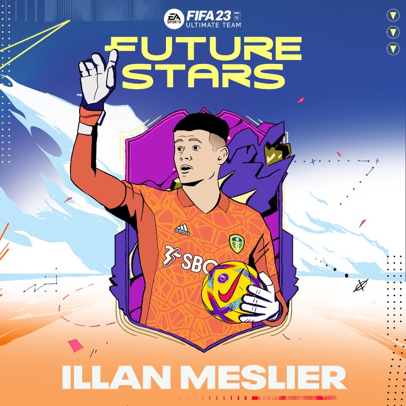 LUFC's tweet photo. 🔮 @MeslierIllan joins the @EASPORTSFIFA #FutureStars! Available in-game now!